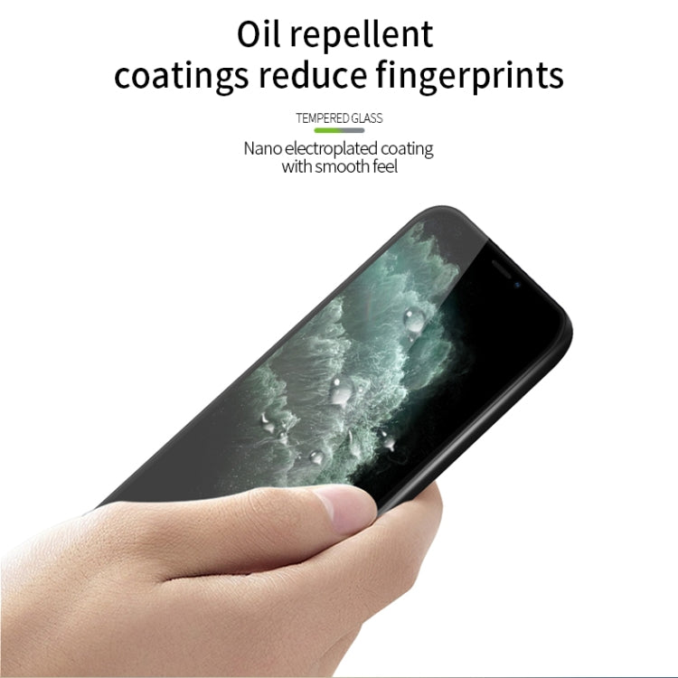 For iPhone 11 Pro Max MOFI 9H 3D Explosion-proof Curved Screen Tempered Glass Film(Black) - iPhone 11 Pro Max Tempered Glass by MOFI | Online Shopping South Africa | PMC TechLife | Buy Now Pay Later Mobicred