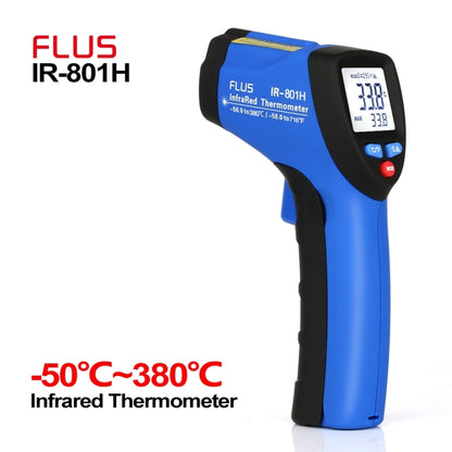 FLUS IR-801H -50～350℃Laser Infrared  Mini Handheld Portable Digital Electronic Outdoor Non-contact Thermometer - Thermostat & Thermometer by FLUS | Online Shopping South Africa | PMC Jewellery | Buy Now Pay Later Mobicred