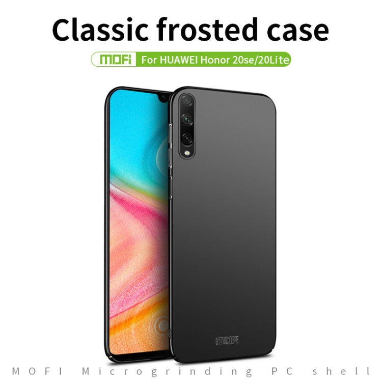 For Huawei Honor 20 Lite MOFI Frosted PC Ultra-thin Hard Case(Gold) - Honor Cases by MOFI | Online Shopping South Africa | PMC Jewellery