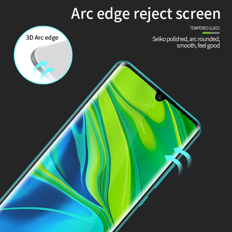 For Xiaomi CC9 Pro / Xiaomi Note10 MOFI 9H 3D Explosion Proof Thermal Bending Full Screen Covered With Tempered Glass Film(Black) -  by MOFI | Online Shopping South Africa | PMC Jewellery