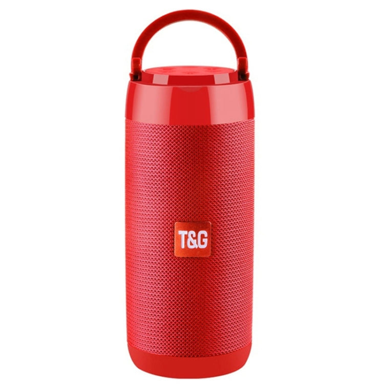 T&G TG113C Column Portable Bluetooth Mini Speaker FM Radio Waterproof Subwoofer Phone Holder Wireless Loundpeakers(Red) - Desktop Speaker by T&G | Online Shopping South Africa | PMC Jewellery | Buy Now Pay Later Mobicred