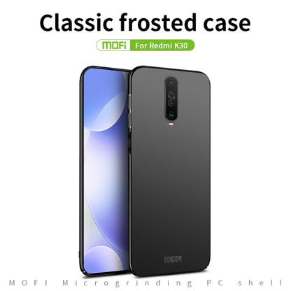 For Xiaomi RedMi K30 MOFI Frosted PC Ultra-thin Hard Case(Gold) - Galaxy Phone Cases by MOFI | Online Shopping South Africa | PMC Jewellery