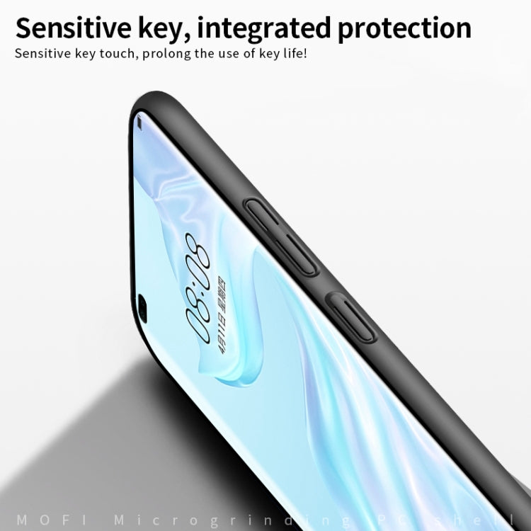 For Huawei P40 MOFI Frosted PC Ultra-thin Hard Case(Black) - Huawei Cases by MOFI | Online Shopping South Africa | PMC TechLife