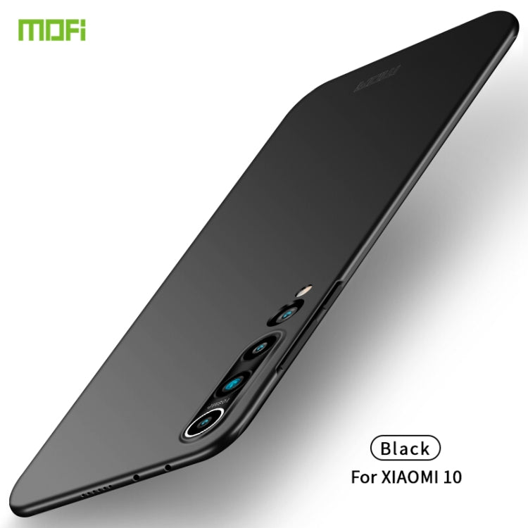 For Xiaomi Mi 10 MOFI Frosted PC Ultra-thin Hard Case(Black) - Xiaomi Cases by MOFI | Online Shopping South Africa | PMC Jewellery