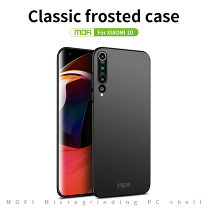 For Xiaomi Mi 10 MOFI Frosted PC Ultra-thin Hard Case(Black) - Xiaomi Cases by MOFI | Online Shopping South Africa | PMC Jewellery