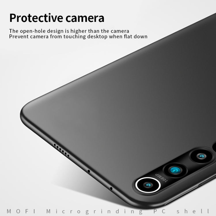 For Xiaomi Mi 10 MOFI Frosted PC Ultra-thin Hard Case(Gold) - Xiaomi Cases by MOFI | Online Shopping South Africa | PMC Jewellery