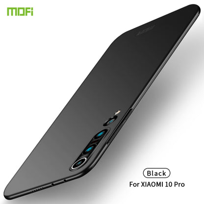 For Xiaomi Mi 10 Pro MOFI Frosted PC Ultra-thin Hard Case(Black) - Xiaomi Cases by MOFI | Online Shopping South Africa | PMC Jewellery