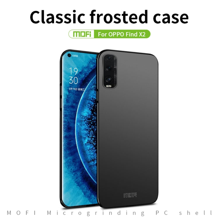 For OPPO Find X2 MOFI Frosted PC Ultra-thin Hard Case(Gold) - OPPO Cases by MOFI | Online Shopping South Africa | PMC Jewellery