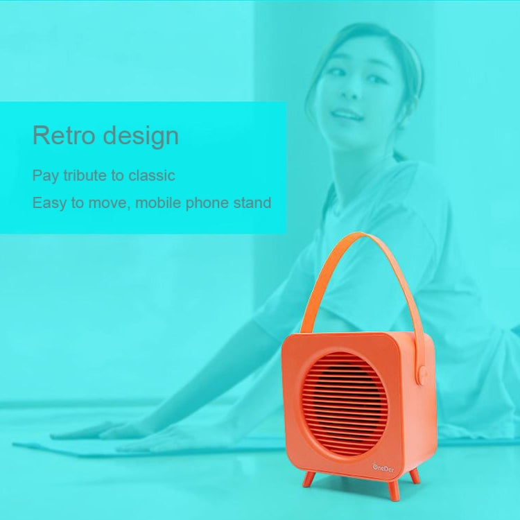 Oneder V9 Fabric Portable Wireless Bluetooth Speaker Portable Card Subwoofer Creative Gift Mini Speaker(Cyan) - Desktop Speaker by OneDer | Online Shopping South Africa | PMC Jewellery | Buy Now Pay Later Mobicred