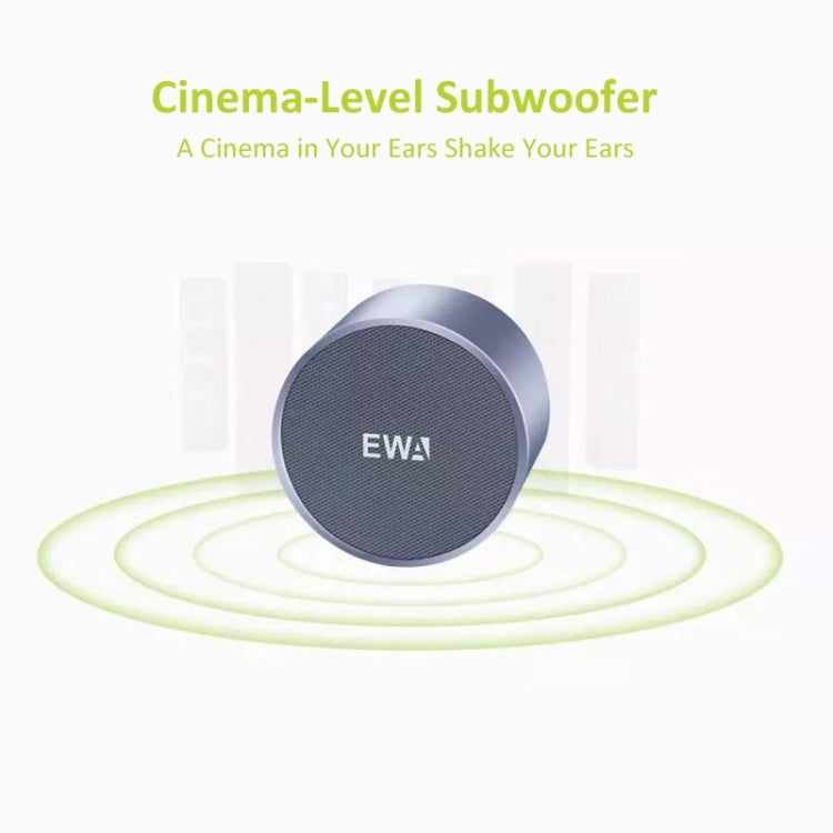 EWA A3 Mini Speakers 8W 3D Stereo Music Surround Wireless Bluetooth Speakers  Portable  Sound Bass Support TF Cards USB(Gold) - Desktop Speaker by EWA | Online Shopping South Africa | PMC Jewellery | Buy Now Pay Later Mobicred