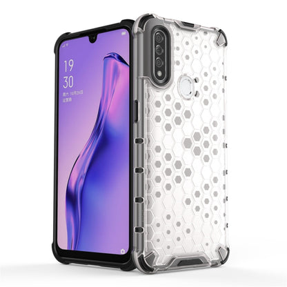 For OPPO A8/A31 Shockproof Honeycomb PC + TPU Case(Blue) - OPPO Cases by PMC Jewellery | Online Shopping South Africa | PMC Jewellery | Buy Now Pay Later Mobicred