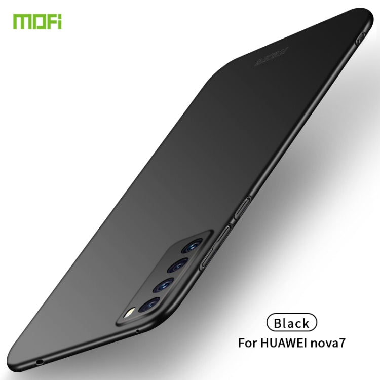 For Huawei Nova 7 MOFI Frosted PC Ultra-thin Hard Case(Black) - Huawei Cases by MOFI | Online Shopping South Africa | PMC Jewellery