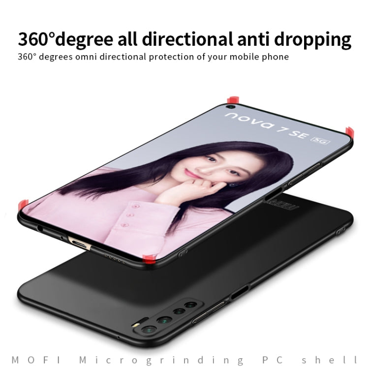 For Huawei Nova 7 SE MOFI Frosted PC Ultra-thin Hard Case(Gold) - Huawei Cases by MOFI | Online Shopping South Africa | PMC TechLife | Buy Now Pay Later Mobicred