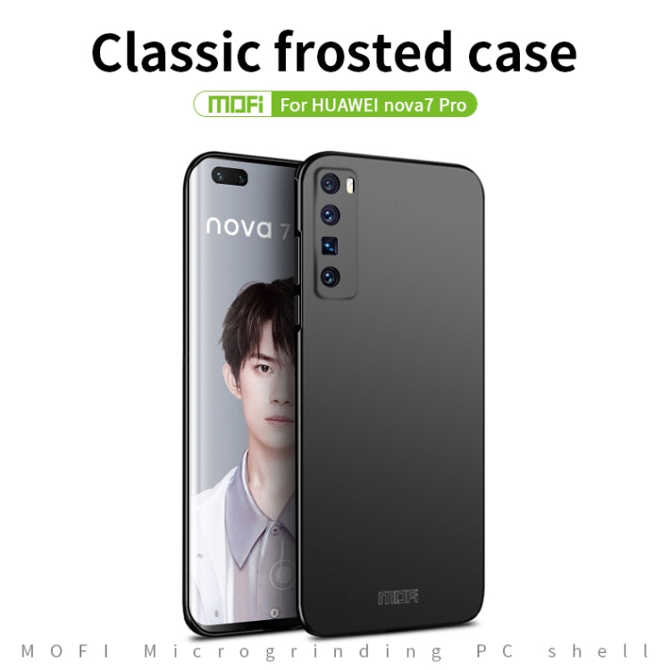 For Huawei Nova 7 Pro MOFI Frosted PC Ultra-thin Hard Case(Red) - Huawei Cases by MOFI | Online Shopping South Africa | PMC Jewellery