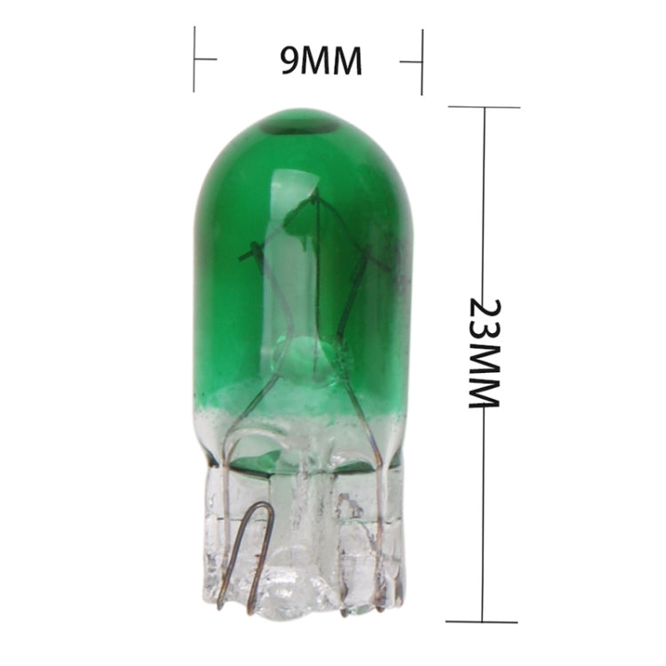 5 PCS T10 12V 5W Car Instrument Light Reading Light(Green) - Instrument Lights by PMC TechLife | Online Shopping South Africa | PMC TechLife | Buy Now Pay Later Mobicred