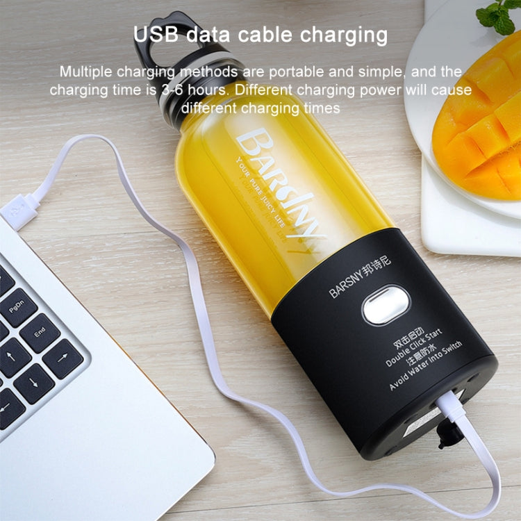 Multifunctional Juicer Rotatory Extractor Cup Portable USB Charge Juicer Blender with 6 Blades(Blue) - free shipping - PMC TechLife - Order now!