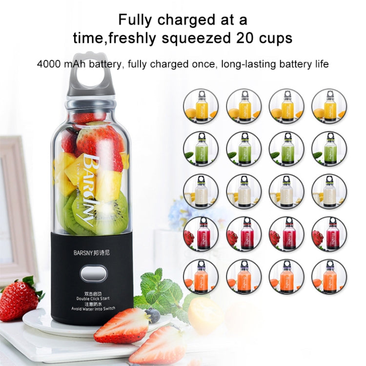 Multifunctional Juicer Rotatory Extractor Cup Portable USB Charge Juicer Blender with 6 Blades(Blue) - free shipping - PMC TechLife - Order now!