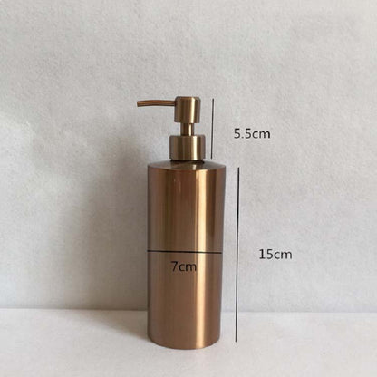 550ml Stainless Steel Hand Soap Bottle Countertop Soap Dispenser(Rose Gold) - Soap Dispenser by PMC Jewellery | Online Shopping South Africa | PMC Jewellery | Buy Now Pay Later Mobicred