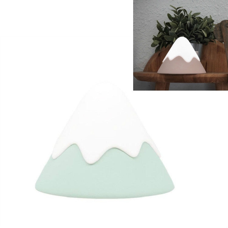 Snow Mountain Night Light Atmosphere Lamp Creative Bedside LED Lamp(Green) - Night Lights by PMC Jewellery | Online Shopping South Africa | PMC Jewellery | Buy Now Pay Later Mobicred