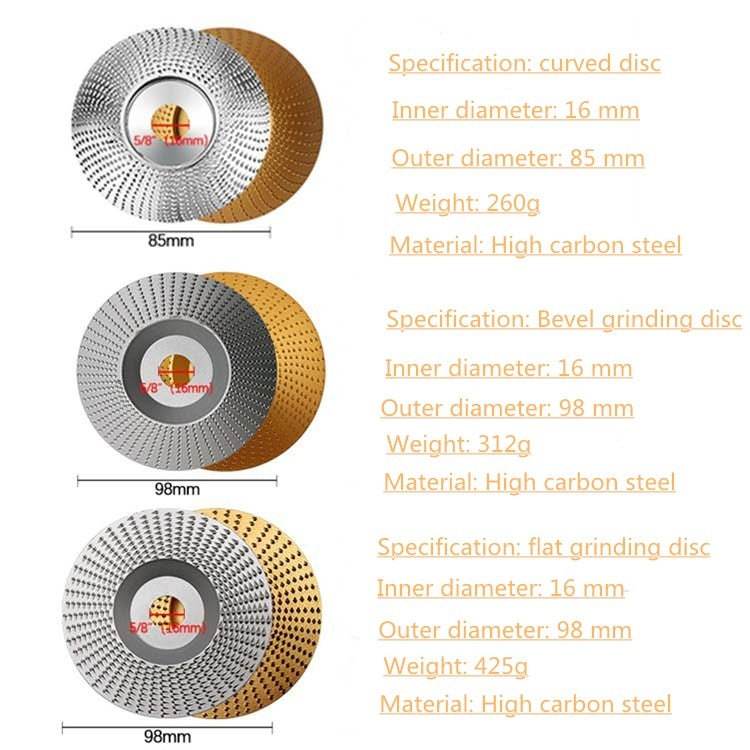 Woodworking Sanding Thorn Disk Angle Grinder Thorn Disk Plastic Grinding Disk Polishing Disk, Style:Flat(Gold) - Abrasive Tools & Accessories by PMC Jewellery | Online Shopping South Africa | PMC Jewellery | Buy Now Pay Later Mobicred