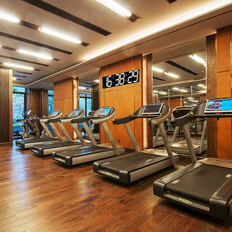 Multifunctional LED Wall Clock Creative Digital Clock, Style:Hollow Remote Control(Blue Font) - Wall Clock by PMc TechLife | Online Shopping South Africa | PMc TechLife | Buy Now Pay Later Mobicred