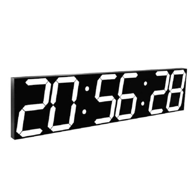 Multifunctional LED Wall Clock Creative Digital Clock, Style:Sealed Box Remote Control(White Font) - free shipping - PMc TechLife - Order now!