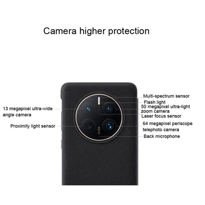 For HUAWEI Mate 50 / 50E Original HUAWEI Window View Smart Phone Case(Black) - Huawei Cases by Huawei | Online Shopping South Africa | PMC Jewellery | Buy Now Pay Later Mobicred