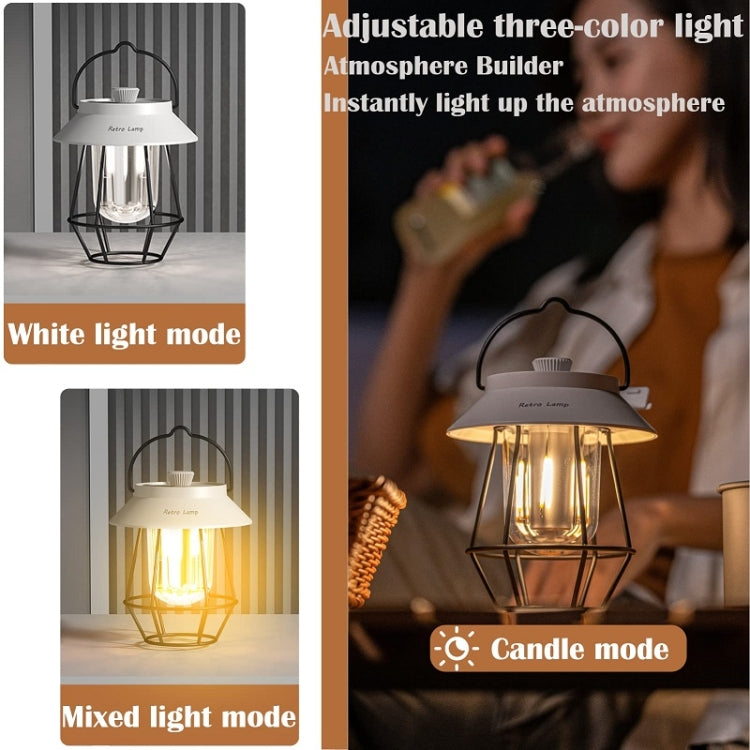 Outdoor Hanging Camping Lights Tent Lighting Atmosphere Lights(Handle White) - Camping Lighting by PMc TechLife | Online Shopping South Africa | PMc TechLife | Buy Now Pay Later Mobicred