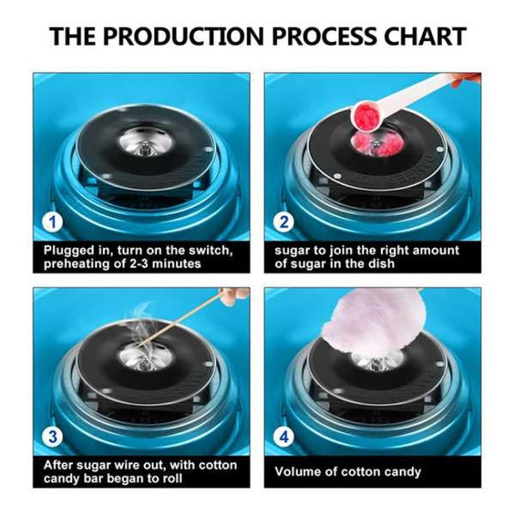Electric Cotton Candy Machine, Plug:EU(Blue) - free shipping - PMC TechLife - Order now!