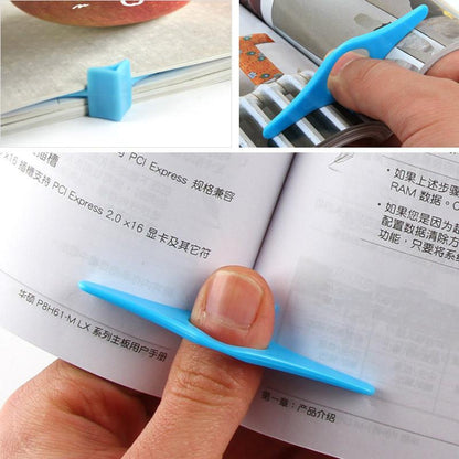 8 PCS Thumb Convenient Multifunction Book Holder Bookmark Finger Ring Book Marker - Bookmark by PMC Jewellery | Online Shopping South Africa | PMC Jewellery