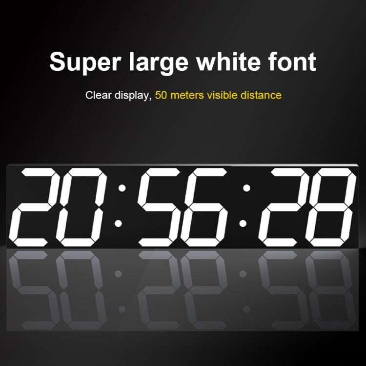 Creative LED Digital Wall Clock Multi-function WIFI Clock, Style:6 Bit Sealed Box WIFI(Ice Blue) - Wall Clock by PMc TechLife | Online Shopping South Africa | PMc TechLife | Buy Now Pay Later Mobicred