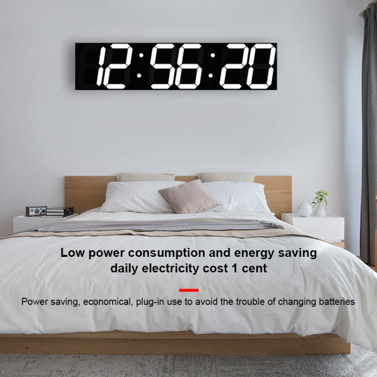 Creative LED Digital Wall Clock Multi-function WIFI Clock, Style:6 Bit Sealed Box WIFI(Ice Blue) - Wall Clock by PMc TechLife | Online Shopping South Africa | PMc TechLife | Buy Now Pay Later Mobicred