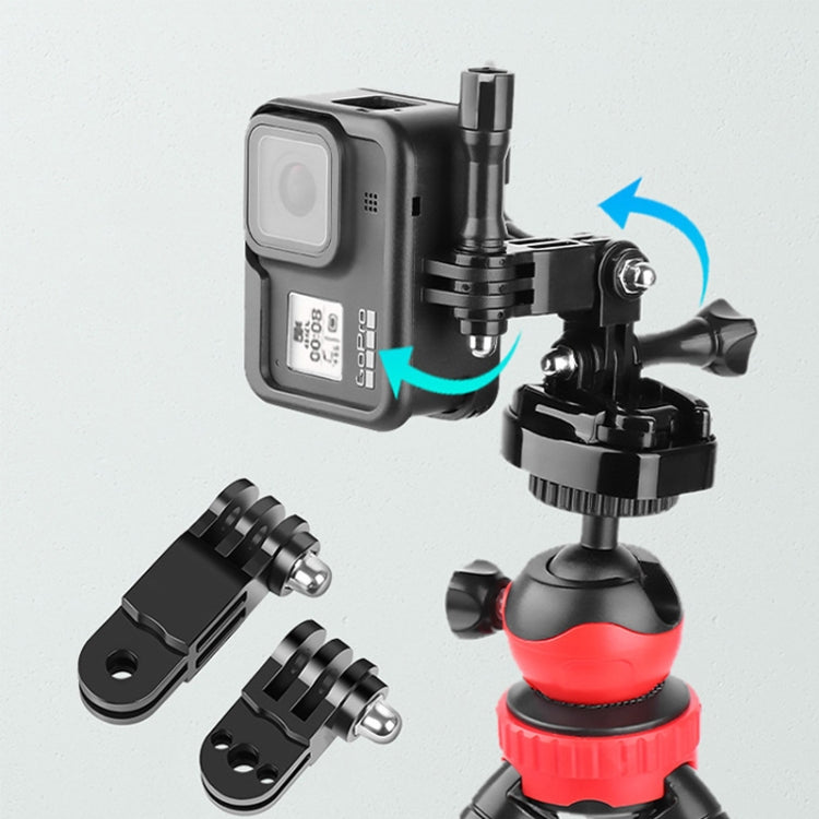 Different Direction Long Adapter TELESIN Screw Adapter Adjustment Arm For GoPro Hero12 Black / Hero11/10 /9 /8 /7 /6 /5, Insta360 Ace / Ace Pro, DJI Osmo Action 4 and Other Action Cameras -  by PMC Jewellery | Online Shopping South Africa | PMC Jewellery | Buy Now Pay Later Mobicred