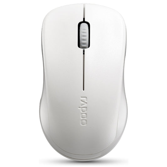 Rapoo1680 2.4GHz 1000 DPI 3 Buttons Business Office Desktop Computer Notebook Mute Portable Power Saving Wireless Mouse(White) - Wireless Mice by Rapoo | Online Shopping South Africa | PMC Jewellery | Buy Now Pay Later Mobicred