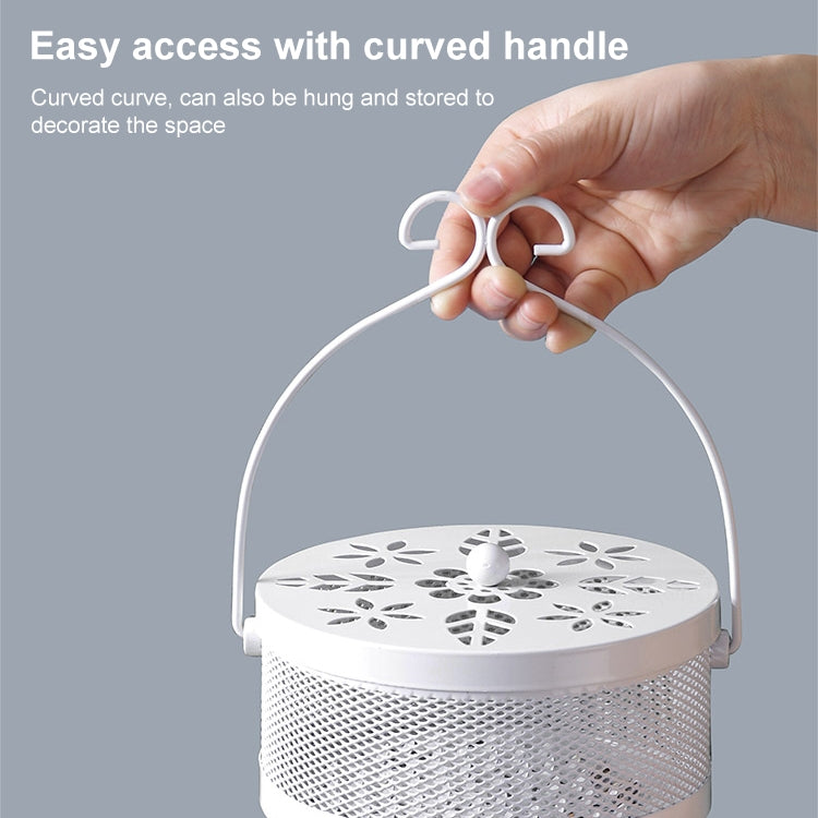 Outdoor Portable Multifunctional Hollow Fireproof Mosquito Coil Box with Lid(Bronze) - Mosquito Coil Tray by PMC TechLife | Online Shopping South Africa | PMC TechLife | Buy Now Pay Later Mobicred
