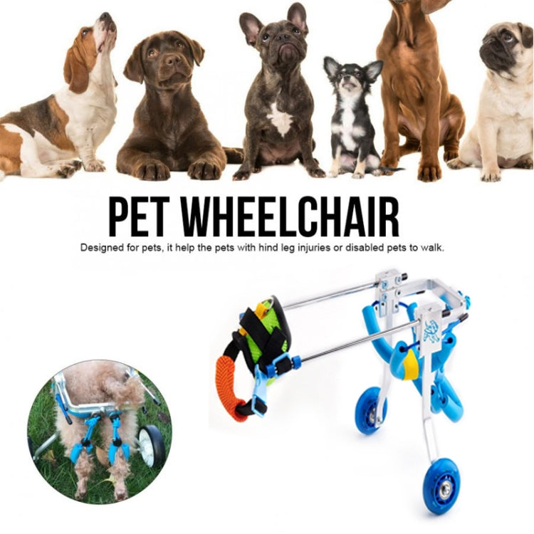 Pet Wheelchair Disabled Dog Old Dog Cat Assisted Walk Car Hind Leg Exercise Car For Dog/Cat Care, Size:XXXS - Training Aids by PMC Jewellery | Online Shopping South Africa | PMC Jewellery | Buy Now Pay Later Mobicred