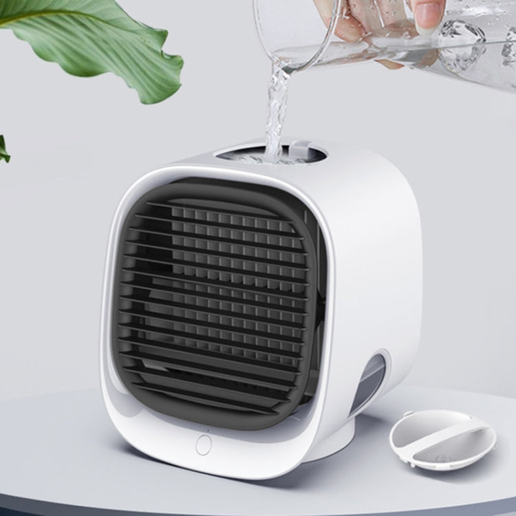 Mini Multifunctional Humidification Aromatherapy Fan Portable Office Home Desktop Air Conditioner Fan(Sky White) - Electric Fans by PMC Jewellery | Online Shopping South Africa | PMC Jewellery | Buy Now Pay Later Mobicred