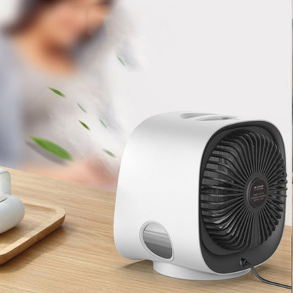 Mini Multifunctional Humidification Aromatherapy Fan Portable Office Home Desktop Air Conditioner Fan(Moran Green) - Electric Fans by PMC Jewellery | Online Shopping South Africa | PMC Jewellery | Buy Now Pay Later Mobicred