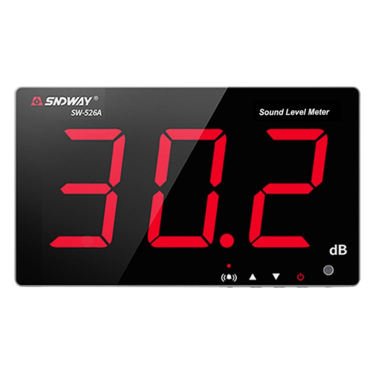 SNDWAY Wall-mounted 30~130dB Large Screen Digital Display Noise Decibel Monitoring Testers, Specification:SW526A 18 inch Display - Light & Sound Meter by SNDWAY | Online Shopping South Africa | PMC Jewellery | Buy Now Pay Later Mobicred