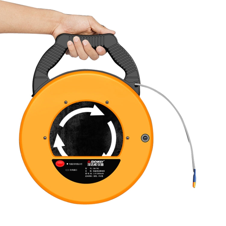 SNDWAY Pipe Scanner Thickness PVC Pipe Blockage Width Measuring Instrument, Specification:SW730 Standard (30 meters) - Coating Thickness Gauge by SNDWAY | Online Shopping South Africa | PMC Jewellery | Buy Now Pay Later Mobicred