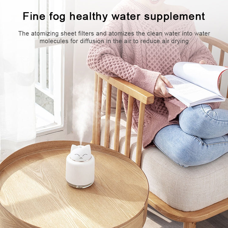 Light Pet Humidifier USB Night Light Home Bedside Lamp Sleep Mute Energy-saving Lamp(Pink Rabbit) - free shipping - PMC TechLife - Order now!