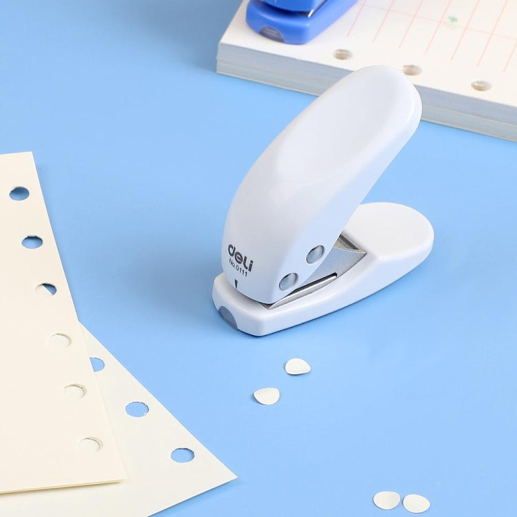 Deli Mini Small Hole Punch Single Circular Hole Punch Machine Manual Hole Punch, Size: 6x5.5cm, Random Color Delivery - Binding Supplies by Deli | Online Shopping South Africa | PMC Jewellery