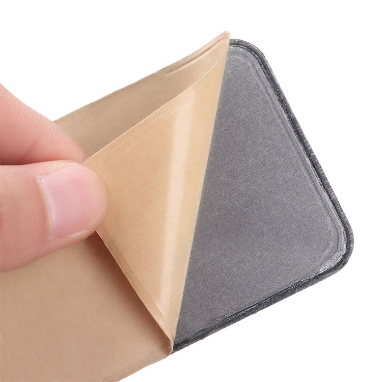Marble Pattern Road Stretch Phone Back Plastic Card Holder Sticky Phone Clip(Black) - Card & Passport Bags by PMc TechLife | Online Shopping South Africa | PMc TechLife | Buy Now Pay Later Mobicred