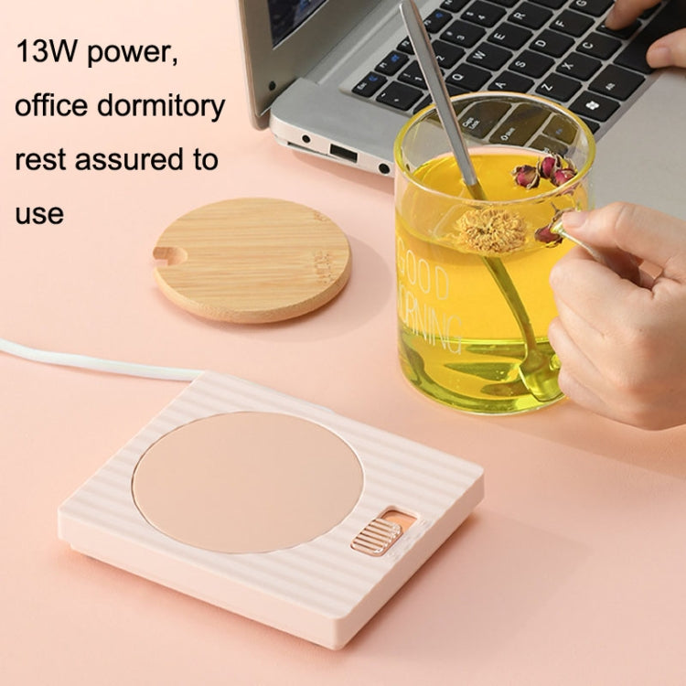 Home USB Constant Temperature Cup Mat Heat Thermos Coaster, Style:Without Adapter(Vintage Brown) - USB Heater by PMC TechLife | Online Shopping South Africa | PMC TechLife | Buy Now Pay Later Mobicred