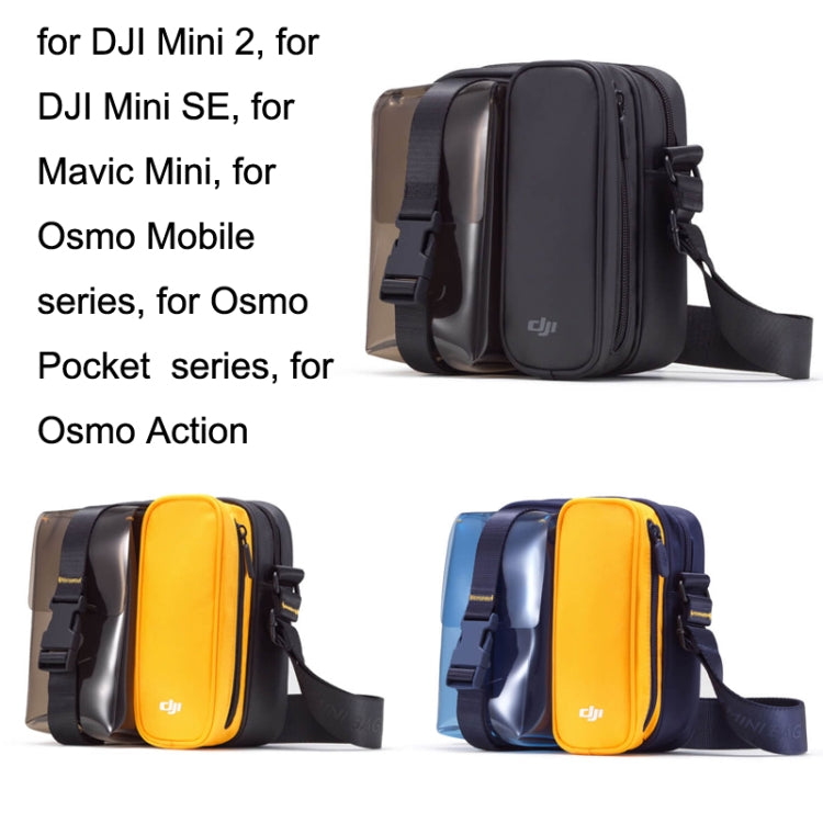 Original DJI Mini SE / Mini 2 / Mavic Mini Fashion Transparent Backpack(Black) - Backpacks & Bags by PMC Jewellery | Online Shopping South Africa | PMC Jewellery | Buy Now Pay Later Mobicred