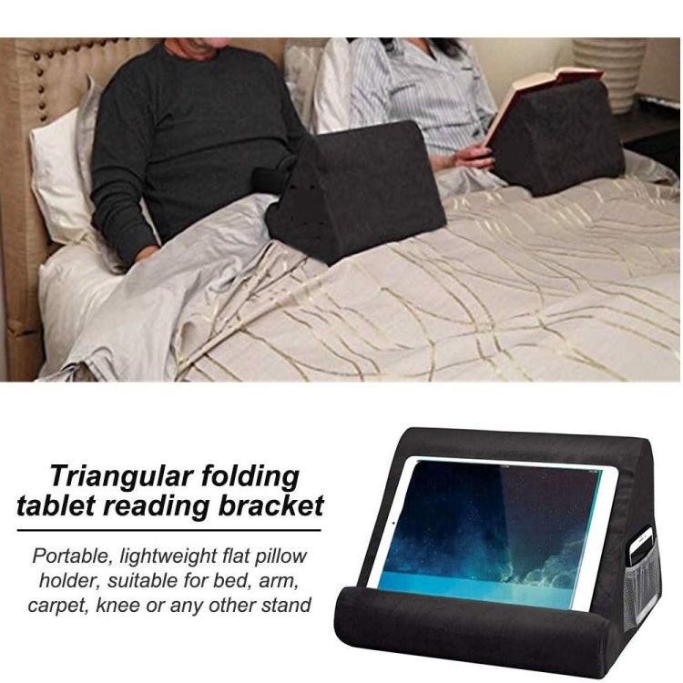 Laptop Holder Tablet Pillow Multifunction Laptop Cooling Pad Rest Cushion(Grey) - Laptop Stand by PMC TechLife | Online Shopping South Africa | PMC TechLife | Buy Now Pay Later Mobicred