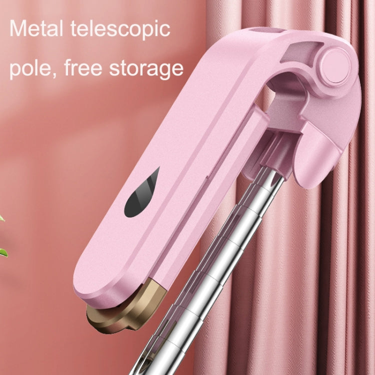 XT06S Live Beauty Bluetooth Tripod Selfie Stick(Pink) - Selfie Sticks by PMC TechLife | Online Shopping South Africa | PMC TechLife | Buy Now Pay Later Mobicred
