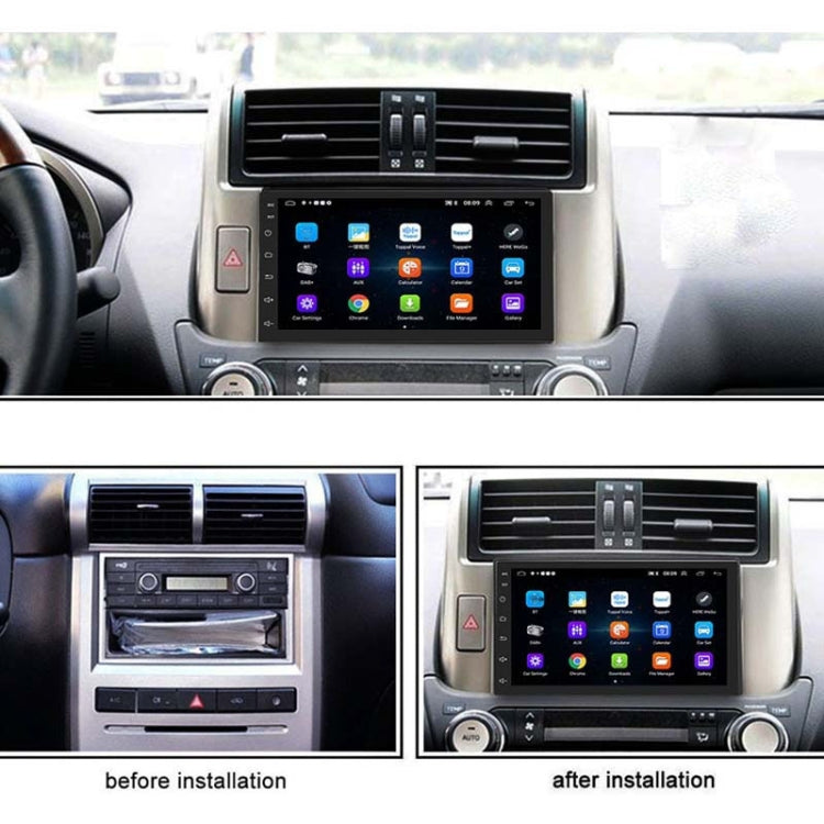 A2222KT 7 Inch Android Navigation WiFi Version 2+64G GPS Bluetooth 2.5D Screen Car Central Control MP5 Player, Style:Standard+4Lights Camera - Car MP3 & MP4 & MP5 by PMC Jewellery | Online Shopping South Africa | PMC Jewellery | Buy Now Pay Later Mobicred