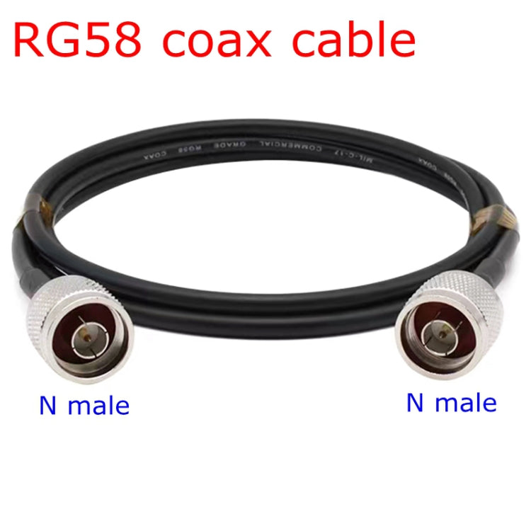 N Male To N Male RG58 Coaxial Adapter Cable, Cable Length:10m - Connectors by PMC Jewellery | Online Shopping South Africa | PMC Jewellery | Buy Now Pay Later Mobicred