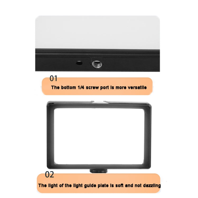6 Inch 3200-5500K Three-color Temperature Photography Flat-panel Live Fill Light,Spec: 2.1m Bracket+Bluetooth RC - free shipping - PMC Jewellery - Order now!